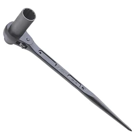TOP Super Long Ratchet Wrench 0.7 x 0.7 inches (17 x 19 mm), Single Long Type, RM-17x19SL Tsubame Sanjo, Made in Japan