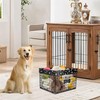 Dog Toy Basket, Metal Large Dog Toy Box, Foldable wire