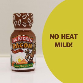 ASS KICKIN' Bacon Hot Sauce Bottles Gourmet Gift Set Travel Size– .75 oz. 24 Pack - Try if You Dare!