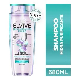 Shampoo Elvive Hialurónico Pure 680 Ml                                                                                                                