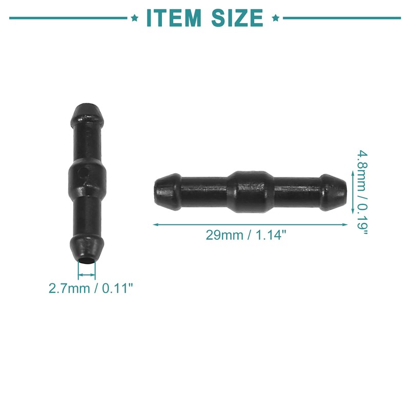ACROPIX 2 Way Windshield Washer Hose Connector Tube Pipe Fitting
