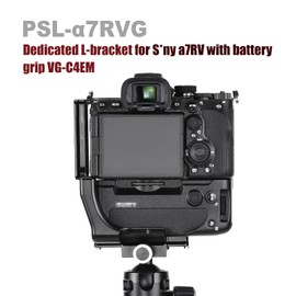 SUNWAYFOTO PSL-a7rvg L Bracket for Sony a7rv/a7riv with Vattery Grip VG-C4EM Quick Release Plate Arca Swiss