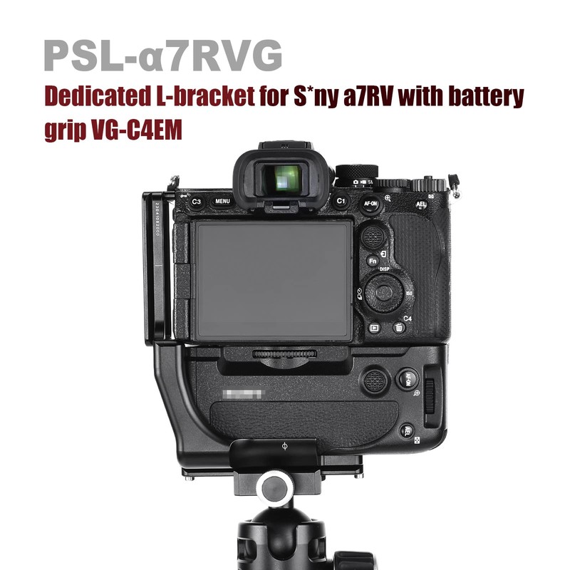 SUNWAYFOTO PSL-a7rvg L Bracket for Sony a7rv/a7riv with Vattery Grip