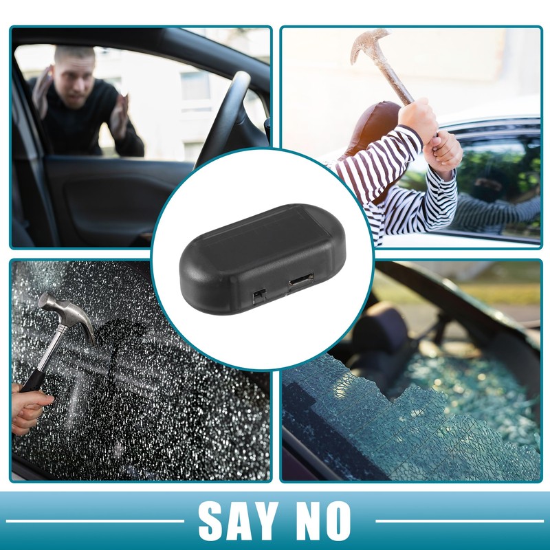 X AUTOHAUX Car Alarm Light LED Flashing Flash Anti Theft
