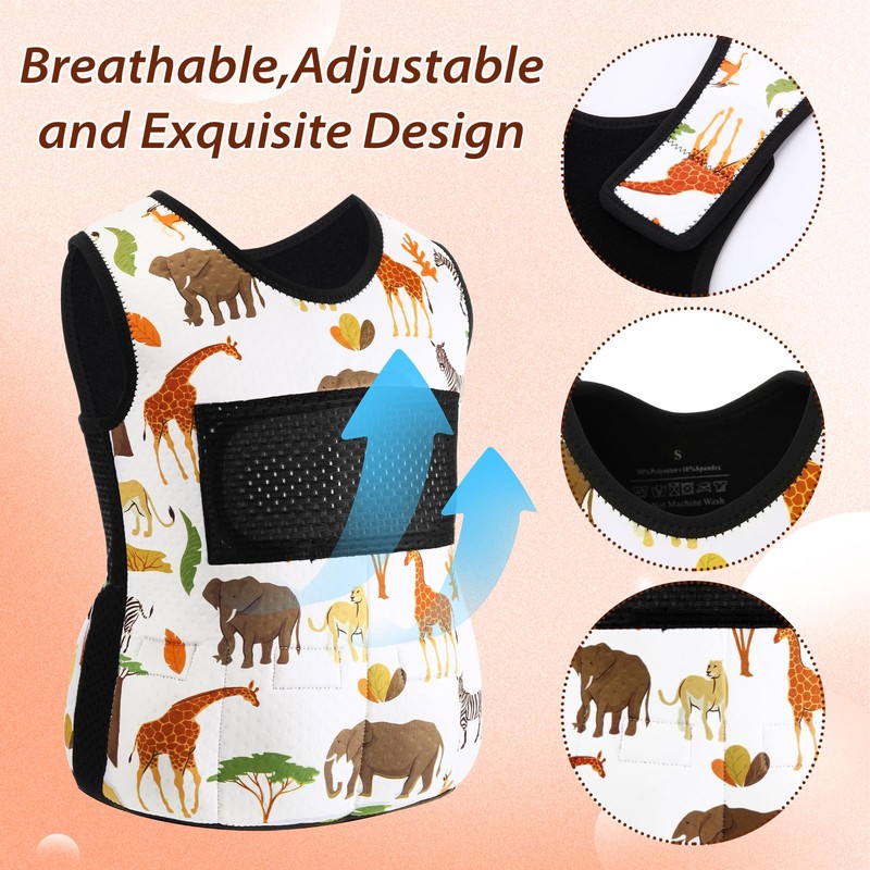 Janmercy Weighted Vest for Kids Ages 4 to 7 and