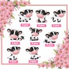 32 Pieces Cow Print Cutouts Cow Print Farm Animal Party