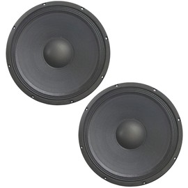 Harmony Audio 2X HA-P15WS16 Raw Replacement 15" Pro PA 800W Subwoofer/Speaker 16 Ohm Woofer - 48oz Magnet