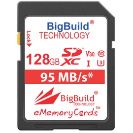 BigBuild Technology 128GB UHS-I U3 95MB/s Memory Card For Panasonic Lumix DMC TZ57, TZ57EB-K, TZ57EF, TZ57EG, TZ57EP K, TZ58, TZ70, TZ70EB-K, TZ71, TZ71EB K Camera