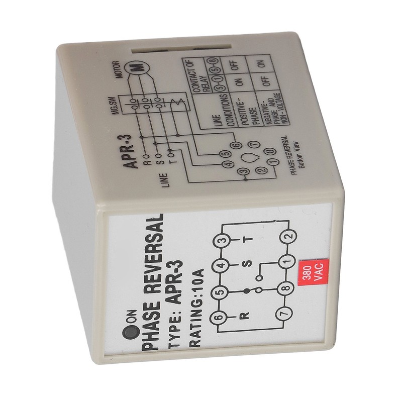 CKCTELAY Phase Sequence Relay Loss Reverse Protection Controller for Motor