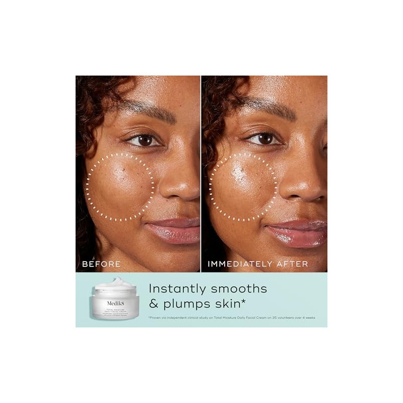 Medik8 Crema Facial Diaria Total Moisture Humectante Hidratante Péptidos Ácido