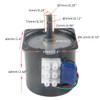 CHANCS 68KTYZ 220V 1.2RPM Permanent Magnet Synchronous Gear Motor CW/CCW