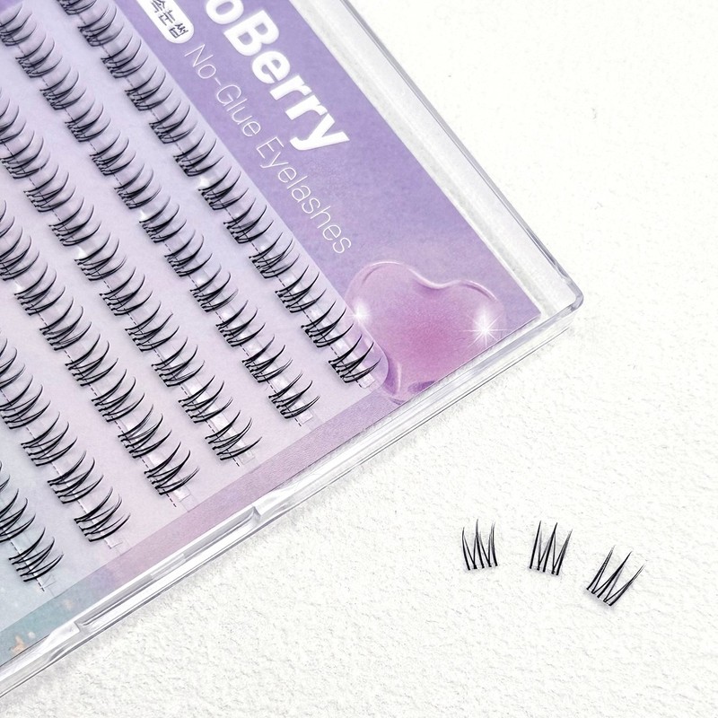 우베리 노글루 가닥속눈썹 또렷한 데일리 아이돌 속눈썹 풀 필요없는 속눈썹