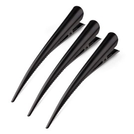 Ryaupy Metal Hair Clips, Duckbill Hair Clips, Hair Accessories, Large Alligator Hair Clips for Thick Hair, Thin Hair, Non-Slip Crocodile Hair Pin for Women, Girls, Hairstyle (3 Pieces)