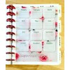 Handmade Important Dates 2 Sided Dashboard Insert for use with