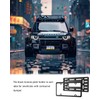 OKLPF Front License Plate Bracket- Front License Plate Mounting Kit，Universal
