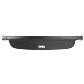IKON MOTORSPORTS, Cargo Cover Compatible with 2019-2024 Volvo V60 All Models, OEM Style PVC & Aluminum Rod Black Security Rear Trunk Cover Security Retractable Shield, 2020 2021 2022