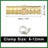 Motoforti 1 Set 10mm Copper Hose Barb Fitting Connector with