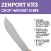 Zenport K113-3 Hop and Cabbage Garden Knives, Set of 3