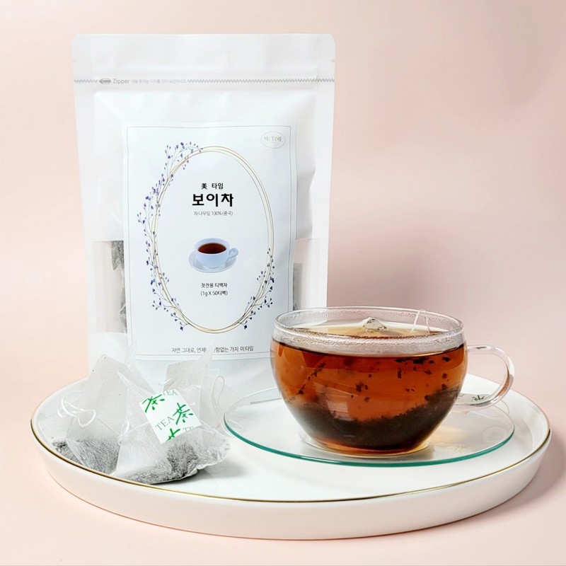 미-타임 중국 보이차 흑차 Mi-Time Chinese Pu-erh Tea