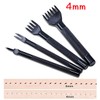 Diamond Lacing Sewing Chisel Set, 4 Pieces 1/2/4/6 Prong DIY