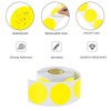 Round Stickers Yellow 50 mm Circle Labels Colour Coding Dot