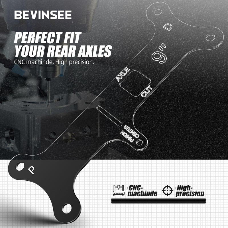 Bevinsee 9" Rear End Axle Tube Narrowing Cut Guide Rearend