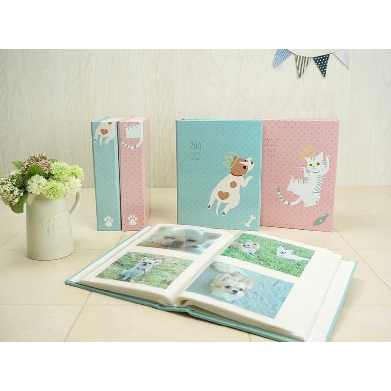 VANJOH 200 Photo Albums, Large Posts, KG, Holds 200 Sheets