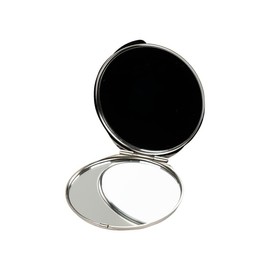 February Mountain Mother of Pearl Dual Magnification Compact Mirror – Gifts for Women, Mom, and Sister – Unique Birthday, Christmas Idea – Elegant and Travel-Friendly