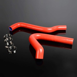 Silicone Radiator Hose Compatible with Chevy C/K Series C10 Pickup 67-72 Red