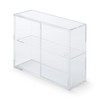 MUJI 02856120 Acrylic Collection Stand with Sliding Door, Small, Approx.