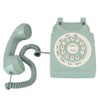 Antique European Vintag Landline Telephone Green High Definition Call Large