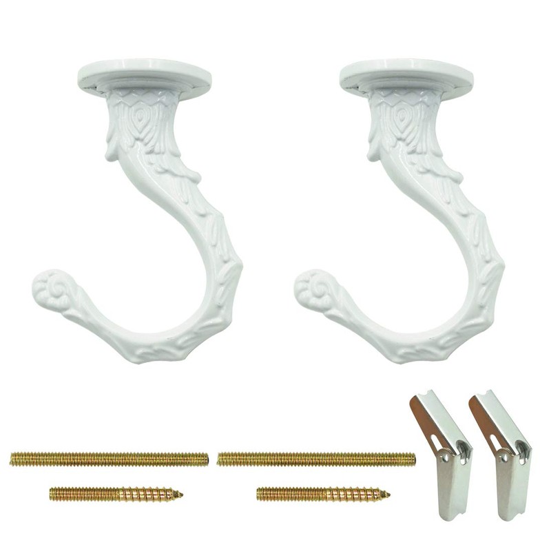 Hxchen 65mm/2.6" Ceiling Hooks - Heavy Duty Swag Hook with