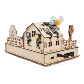 KEYESTUDIO IoT Smart Home Farm Kit for Arduino ESP32,Electronics Programming Kit Compatible with Arduino Scratch Online Tutorials,DIY Sensor Kit STEM Educational Set