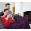 Utopia Bedding Cotton Waffle Blanket 300 GSM (Plum - 90x108