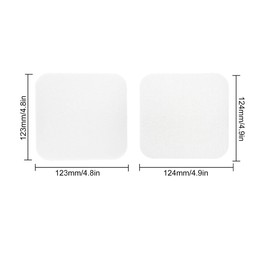 4Pack LA502 LA702 Foam & Felt Filter Replacement for Shark Rotator Lift-Away ADV DuoClean Upright Vacuum LA300 LA301 LA322 LA500WM LA360 LA362, Replaces Part # XFFK320
