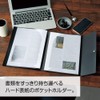 Lihit Lab Noir x Noir Pocket Holder, A4, Black F5907