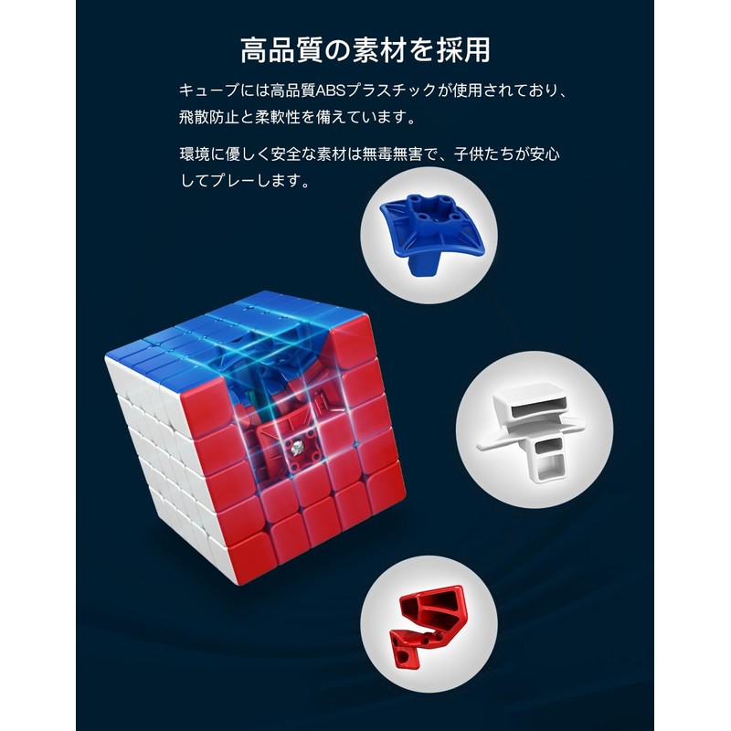 Moyu Meilong 4M Built-in Magnet 4x4x4 Competition Cube Stickerless for
