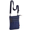 KAKKOII Ibara Denim Shoulder Bag, Small, Thin Gusset, 5.6 oz