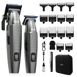 Ufree Professional Hair Clippers for Men, Clippers and Trimmers Set, Barber Clippers, Electric Beard Trimmer with Barber Bag, Gifts for Men