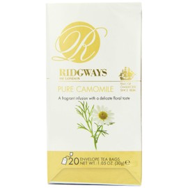 Ridgways of London Pure Organic Camomile 20 Tea Bags (Pack of 6, Total 120 Teabags)
