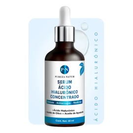 Pureza Natur Serum facial de Ácido Hialurónico Anti-envejecimiento e Hidratante para Todo Tipo de Piel 50 mL