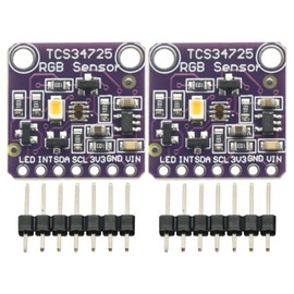 2 Pcs TCS34725 RGB Light Color Sensor Recognition Module for Arduino