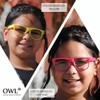 Orange Kids Clear Lens Glasses Protect Child's Eyes UVB UVA