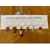 hand crafted " WINE THEMED" SET OF 6 Hand Crafted