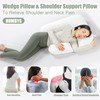 HOMBYS U Shaped Contoured Support Pillow & Wedge Pillow for
