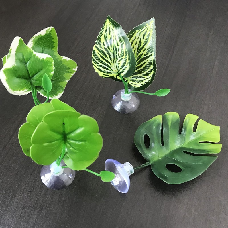 Cayway 14 PCS Fish Tank Decoration Betta Bed Leaf Betta