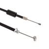 MOTOFLEX Bowdenzug-Set in Schwarz, Enduro + 75mm Überlänge - Simson