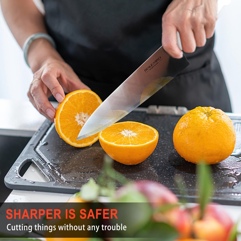 BOLEXINO Chef Knife,10 inch High Carbon Stainless Steel Kitchen Knife,
