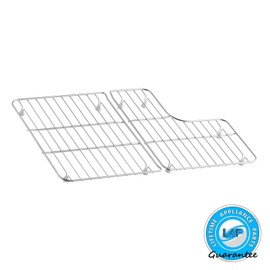 Upgraded Lifetime Appliance K-6638-ST Stainless Steel Sink Bowl Racks Compatible with Kohler Whitehaven Sink