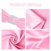 Joccun 30 PCS Spandex Chair Sashes Bows Stretch Chair Cover